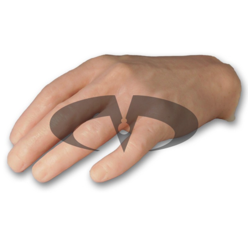 Mano sinistra in pelle sintetica iperrealistica per Tattoo
