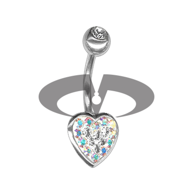 Crystal Heart Titanium 03