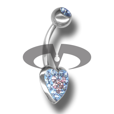 Crystal Heart Titanium Bananabell 08