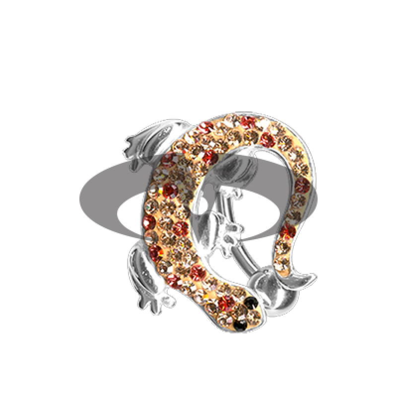 Crystal System 360° Lizard