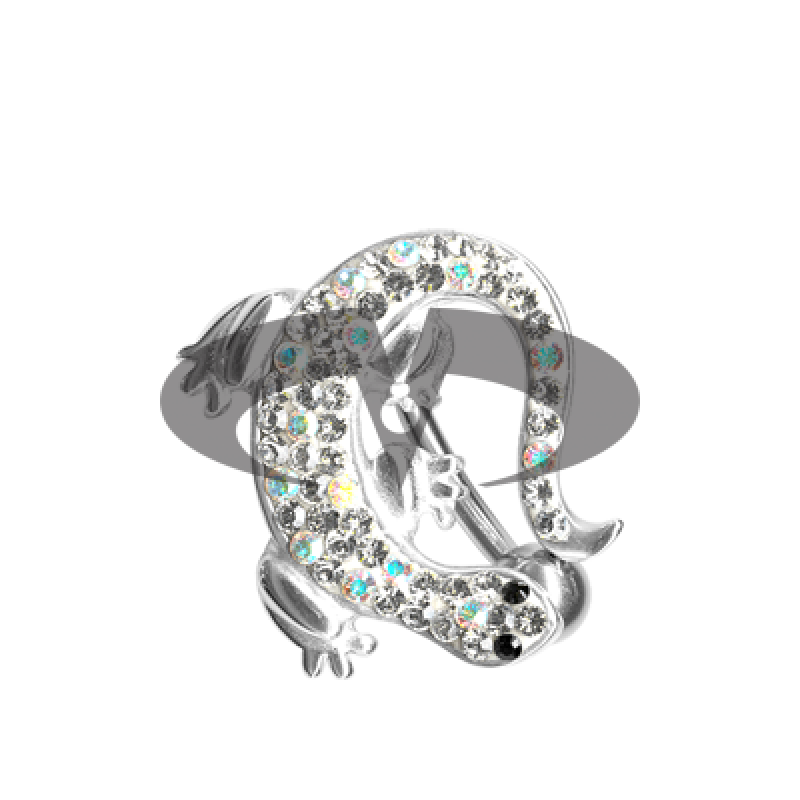 Crystal System 360° Lizard