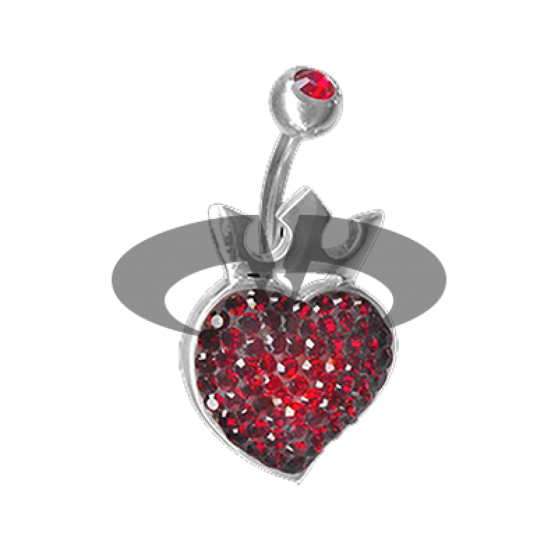 Crystal Royal Heart Titanium Bananabell 02