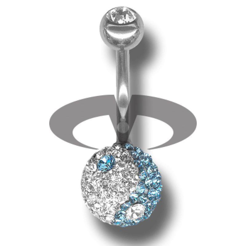 Crystal Yin Yang Titanium  04