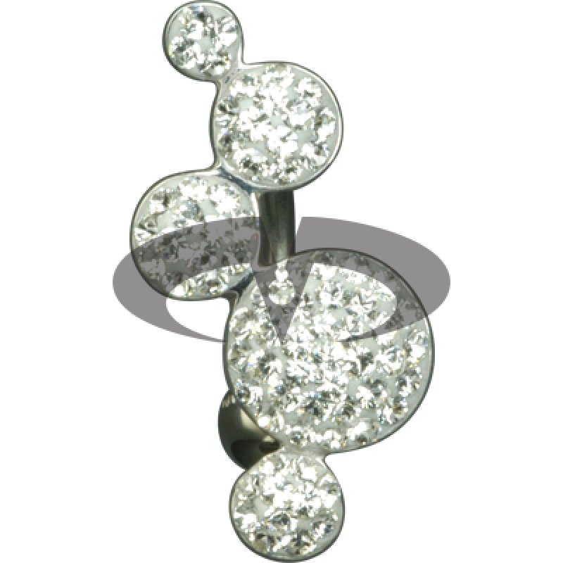 Crystal Boules Titanium 03-bianco