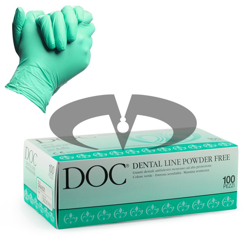 Grüne, puderfreie mikroraue Latexhandschuhe, cf100 Stück