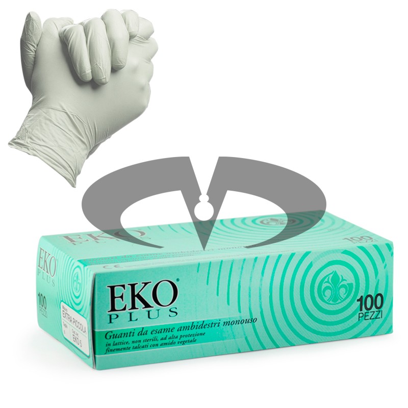 Fein gepuderte Latexhandschuhe, cf100 Stück