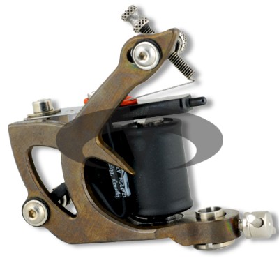 Raffaello Brass Tattoo Machine by Lauro Paolini, Color\Shader