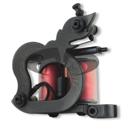 Sacred Heart Iron Tattoo Machine by Lauro Paolini, Liner-Color\Shader