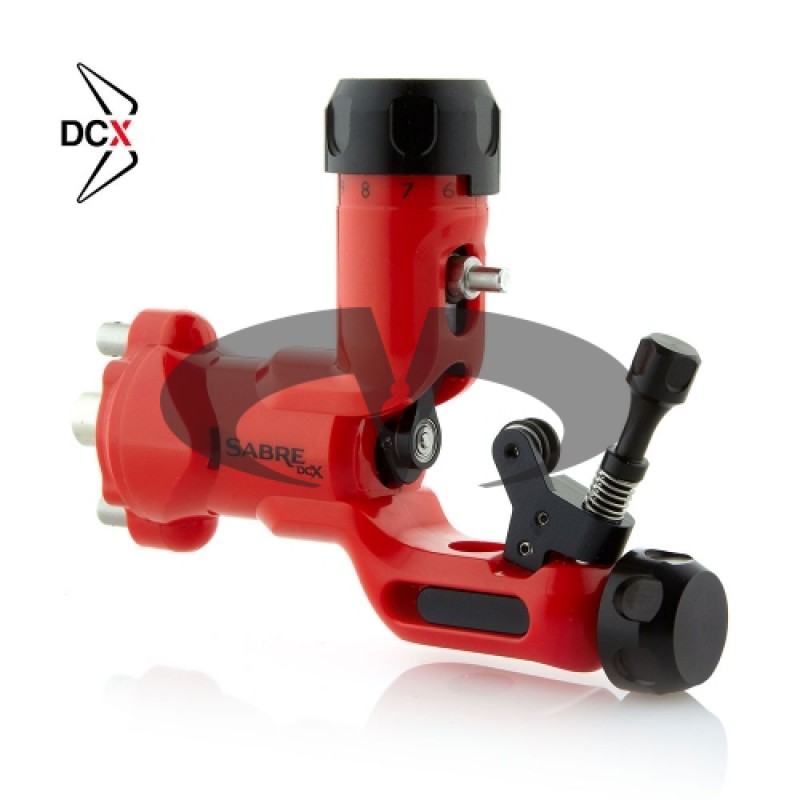Sabre Tattoo Machine DCX Signal Red