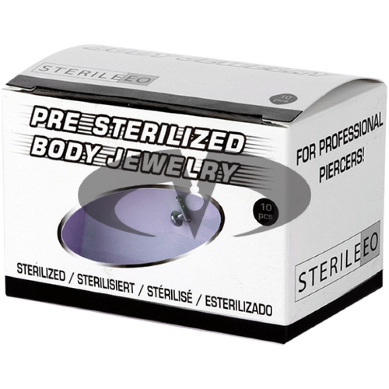 Pre-sterilizzed Titanium Microdermal with Jewelled Disc (3 holes base)