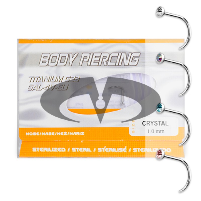 Sterilized Titanium Jwelled Nostril